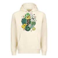 Sandshell st patricks day green smile Premium Hoodie - MaliasSmallBusiness