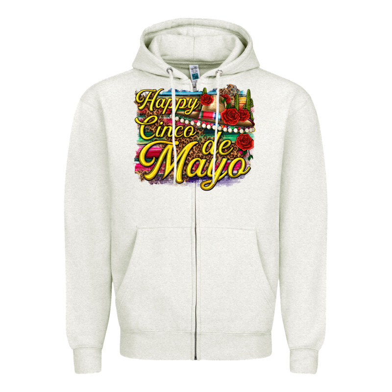 Happy Cinco De Mayo Zipper Hoodie by texasbilliewilder | Teevron