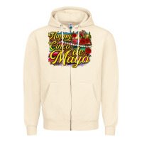 Sandshell Happy Cinco de Mayo Zipper Hoodie - texasbilliewilder