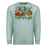 Seafoam fall for jesus he never leaves Premium Sweatshirt - AdoDesignShop