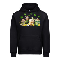 Black patricks day coffee Urban Hoodie - MaliasSmallBusiness