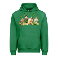 Emerald patricks day coffee Urban Hoodie - MaliasSmallBusiness