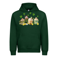 Forest Green patricks day coffee Urban Hoodie - MaliasSmallBusiness