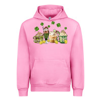 Fuchsia Pink patricks day coffee Urban Hoodie - MaliasSmallBusiness