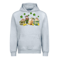 Heather Grey patricks day coffee Urban Hoodie - MaliasSmallBusiness