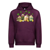 Mauve Wine patricks day coffee Urban Hoodie - MaliasSmallBusiness