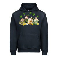 Navy patricks day coffee Urban Hoodie - MaliasSmallBusiness