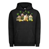 Pigment Black patricks day coffee Urban Hoodie - MaliasSmallBusiness