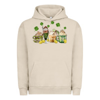 Pigment French Oak patricks day coffee Urban Hoodie - MaliasSmallBusiness