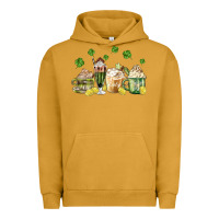 Pigment Peanut Butter patricks day coffee Urban Hoodie - MaliasSmallBusiness