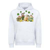 White patricks day coffee Urban Hoodie - MaliasSmallBusiness