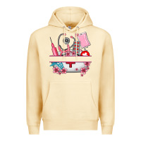 Pina Colada custom name nurse hat and elements Premium Hoodie - AdoDesignShop