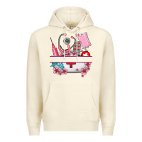 Sandshell custom name nurse hat and elements Premium Hoodie - AdoDesignShop