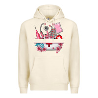 Tofu custom name nurse hat and elements Premium Hoodie - AdoDesignShop