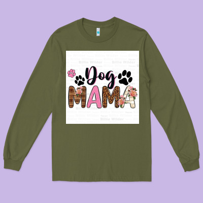 Long Sleeve Tee dog mama  texas billie wilder filigran.