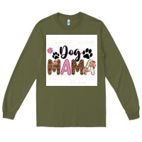 Army Green dog mama  texas billie wilder filigran. Long Sleeve Tee - texasbilliewilder