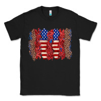 Black 4th of july brushstroke Classic Tee - Zillion Design Studio