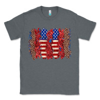 Charcoal Heather 4th of july brushstroke Classic Tee - Zillion Design Studio