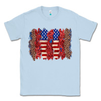 Dusty Blue 4th of july brushstroke Classic Tee - Zillion Design Studio