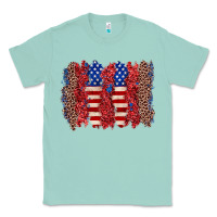 Seafoam 4th of july brushstroke Classic Tee - Zillion Design Studio