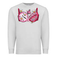 Dove Grey Hour Breast Cancer Bra Premium Sweatshirt - Artiststas