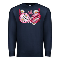 Navy Hour Breast Cancer Bra Premium Sweatshirt - Artiststas