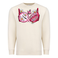 Sandshell Hour Breast Cancer Bra Premium Sweatshirt - Artiststas
