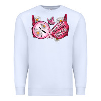 White Hour Breast Cancer Bra Premium Sweatshirt - Artiststas
