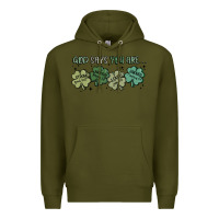 Army Green god says i am patrick's day Premium Hoodie - MaliasSmallBusiness