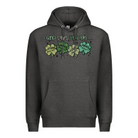 Charcoal Heather god says i am patrick's day Premium Hoodie - MaliasSmallBusiness