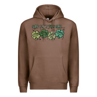 Chestnut god says i am patrick's day Premium Hoodie - MaliasSmallBusiness