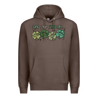 Coffee god says i am patrick's day Premium Hoodie - MaliasSmallBusiness