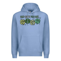 Colony Blue god says i am patrick's day Premium Hoodie - MaliasSmallBusiness
