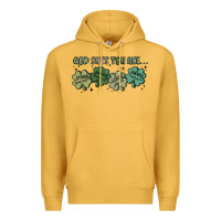 Mustard god says i am patrick's day Premium Hoodie - MaliasSmallBusiness