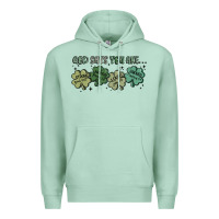 Seafoam god says i am patrick's day Premium Hoodie - MaliasSmallBusiness