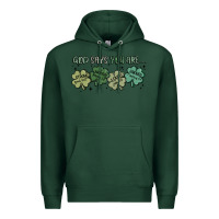 Sports Green god says i am patrick's day Premium Hoodie - MaliasSmallBusiness