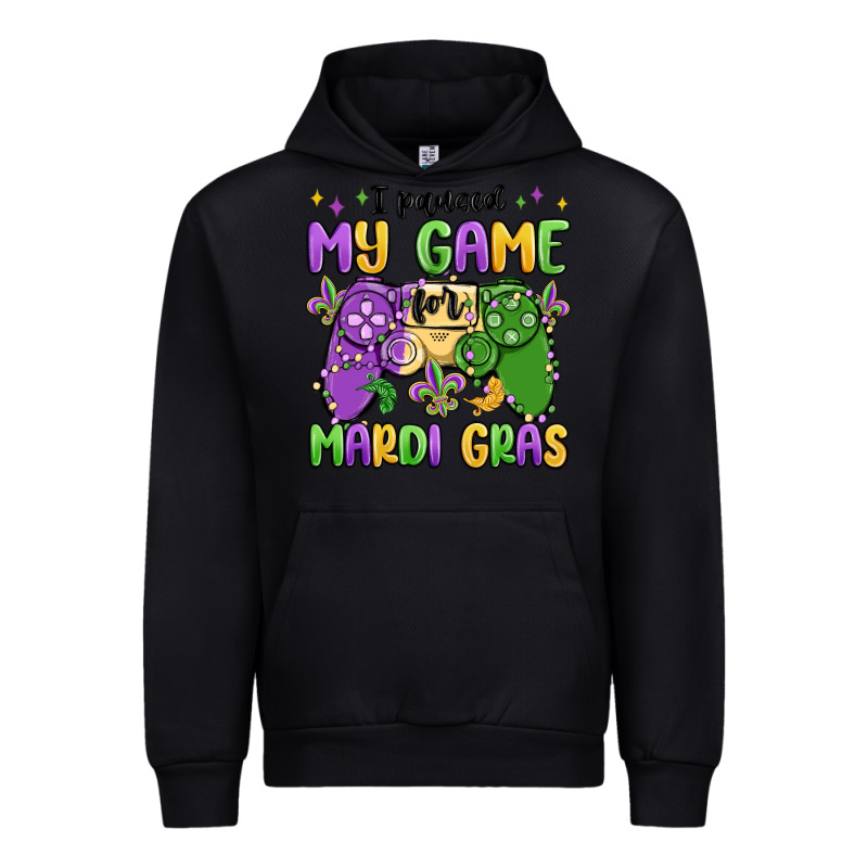 I Paused My Game For Mardi Gras Urban Hoodie by MaliasSmallBusiness | Teevron