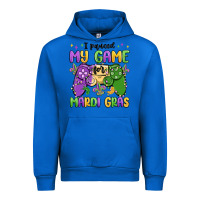Cobalt i paused my game for mardi gras Urban Hoodie - MaliasSmallBusiness