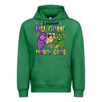 Emerald i paused my game for mardi gras Urban Hoodie - MaliasSmallBusiness