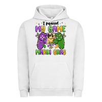 Pigment Lunar Rock i paused my game for mardi gras Urban Hoodie - MaliasSmallBusiness