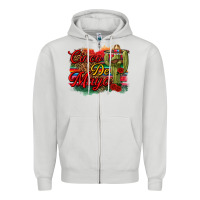 Dove Grey Cinco de Mayo Cactus Zipper Hoodie - texasbilliewilder