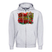 Heather Grey Cinco de Mayo Cactus Zipper Hoodie - texasbilliewilder