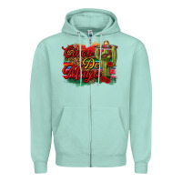 Seafoam Cinco de Mayo Cactus Zipper Hoodie - texasbilliewilder
