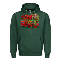Sports Green Cinco de Mayo Cactus Zipper Hoodie - texasbilliewilder