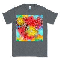 Charcoal Heather fruits leopard seamless pattern Classic Tee - Zillion Design Studio