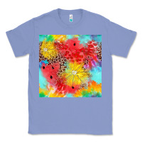 Colony Blue fruits leopard seamless pattern Classic Tee - Zillion Design Studio
