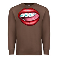 Chestnut Lips Dental Braces Premium Sweatshirt - Artiststas