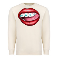 Sandshell Lips Dental Braces Premium Sweatshirt - Artiststas