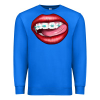 True Royal Lips Dental Braces Premium Sweatshirt - Artiststas