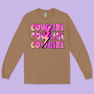 Cowgirl Cowgirl Lightning Bolt Long Sleeve Tee Designed By Zillion Design Studio